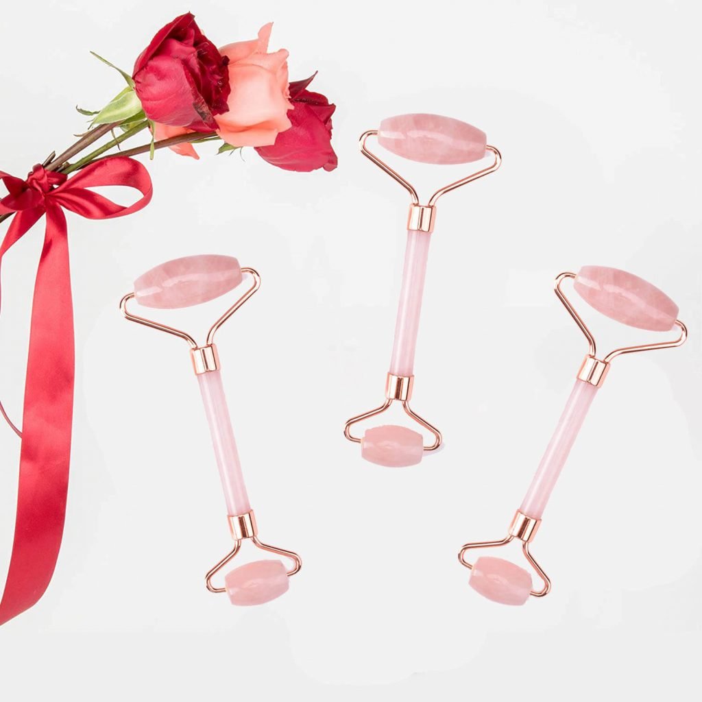 rose quartz facial roller