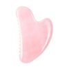 Rose Quartz Gua Sha with Teeth