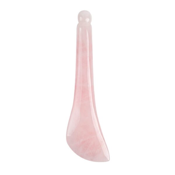 rose quartz massage gua sha wand